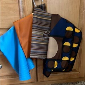 4 Vintage Colorful/Patterned Scarves
